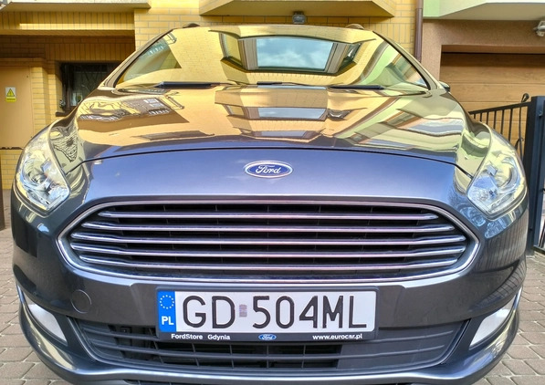 Ford Galaxy cena 69900 przebieg: 121000, rok produkcji 2016 z Gdańsk małe 92